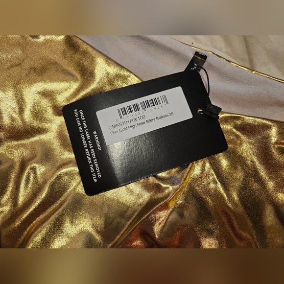 2 PC PRETTY LITTLE THING XL-16 , Golden Hour Princess Bikini, Plus Size - Picture 7 of 8